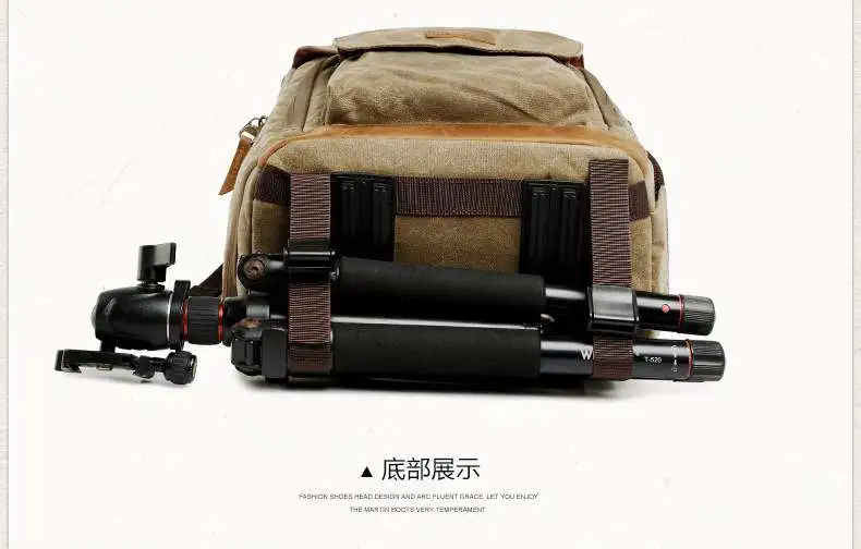 多功能大容量後背包 雙肩攝影包 防水帆布相機雙肩包內膽戶外登山包 單反數碼背包 帆布手袋包包
