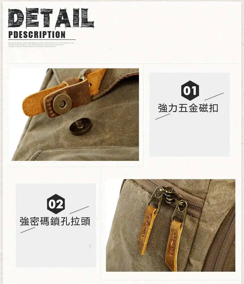 多功能大容量後背包 雙肩攝影包 防水帆布相機雙肩包內膽戶外登山包 單反數碼背包 帆布手袋包包