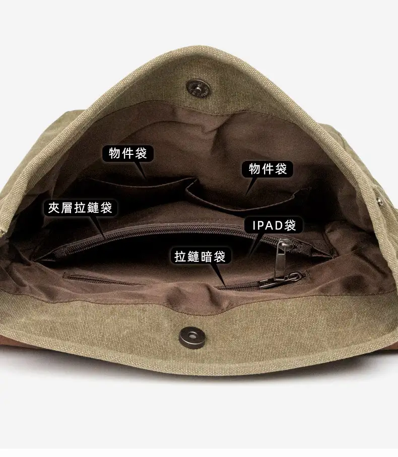瘋馬皮配帆布後背包 學院風範學生書包 復古雙肩包14寸電腦包旅行包 大學生書包推薦 真皮包包